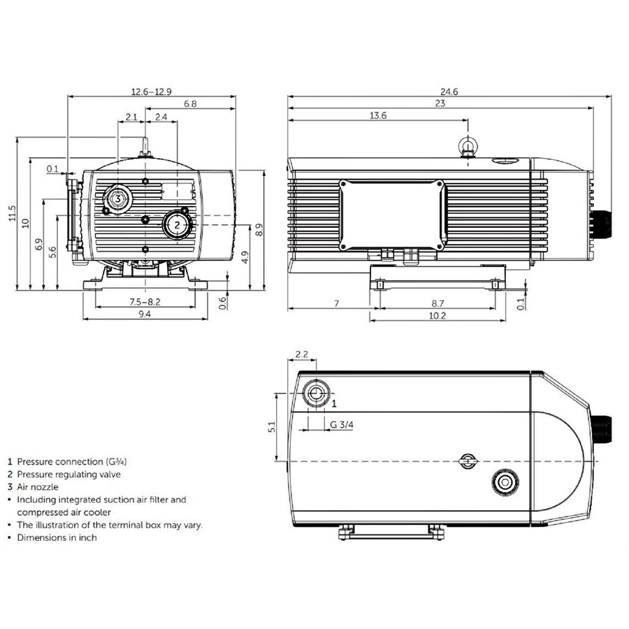 Becker DT 4.40 K Compressor Pump Rebuild Kit