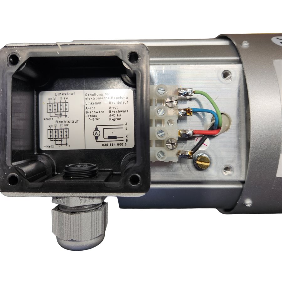Feeder Drive Motor & Gear Box MBO (0104178) B Series