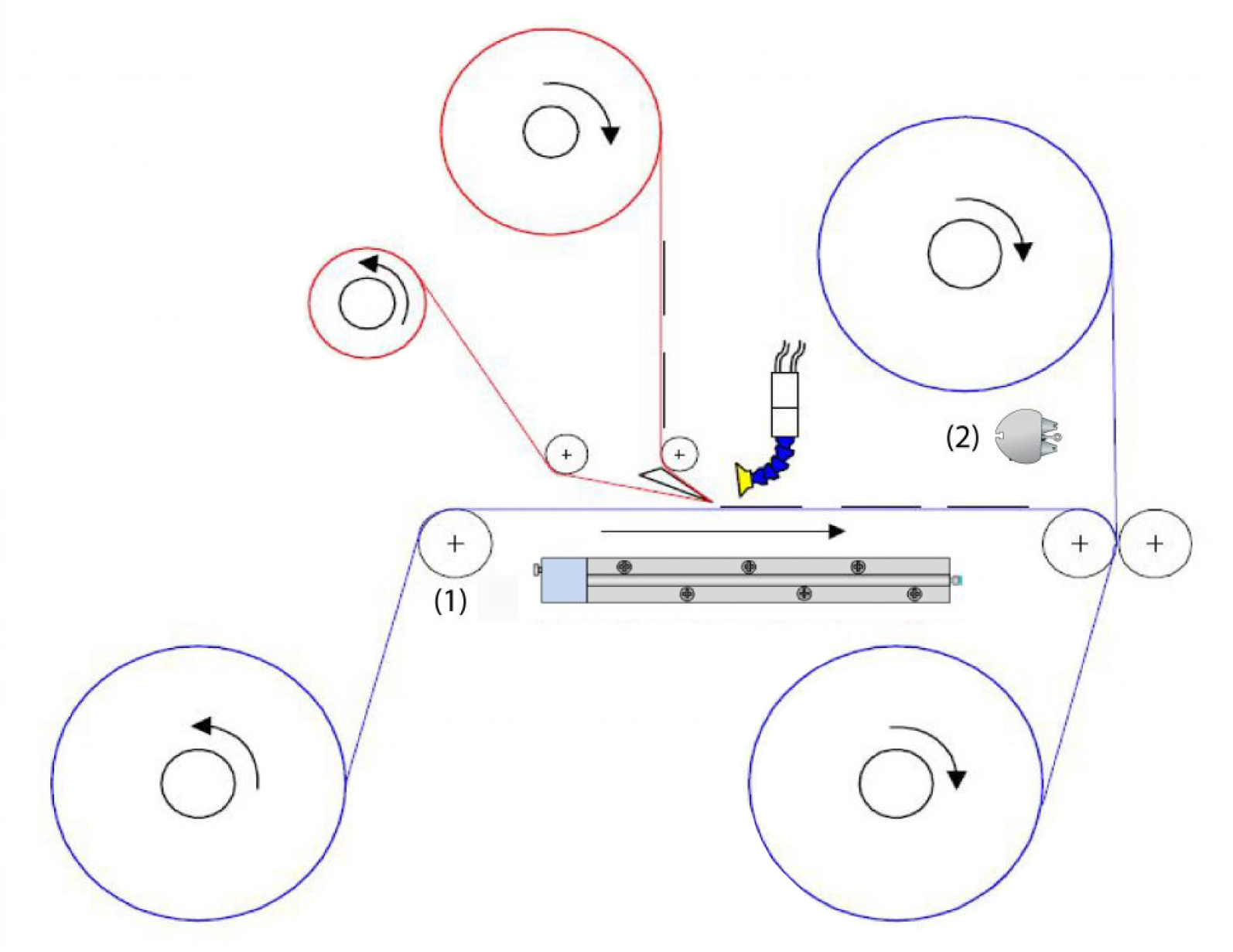 Applying RFID tag to adhesive web prior to lamination
