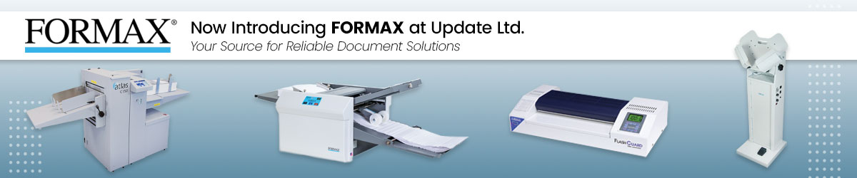 Formax print finishing equipment banner