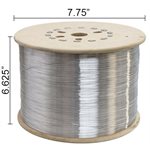 25 ga. Wire on 30lb. Spools Galvanized