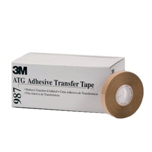 Adhesive Transfer Tape 3M 987 - 1.7 Mil - 1/4" x 36 Yd.