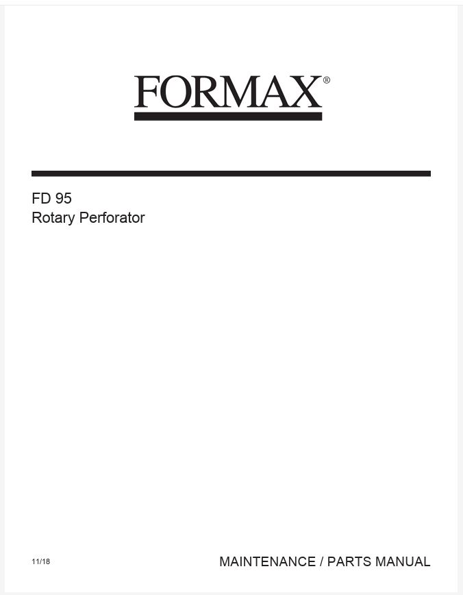 FD 95 User Manual thumbnail