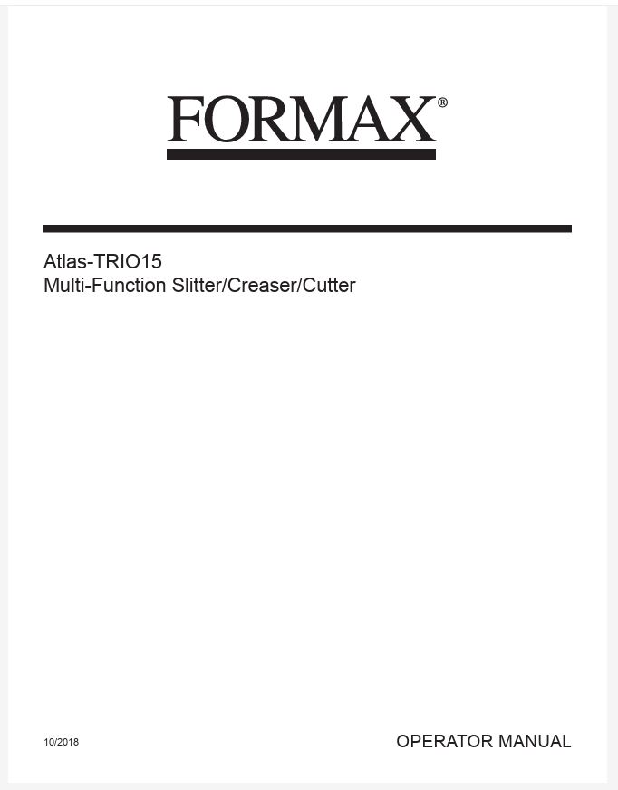 Atlas-TRIO15 User Manual thumbnail