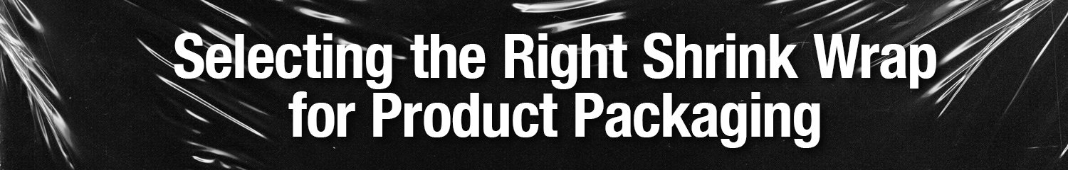 Shrink-wrapped consumer products on a packaging line