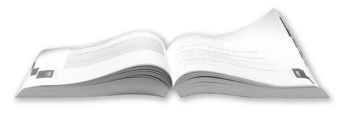 Durable softcover book with laminated cover